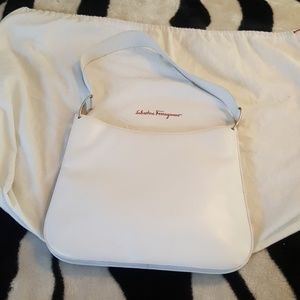 Salvatore Ferragamo Vintage white handbag CHIC